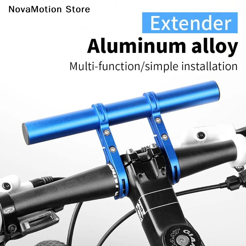 [NM]20/30cm Bicycle Handlebar Extended Bracket Aluminum Bike Front Light Expansion Bracket Road Cycling Extender Rack Parts[NM]