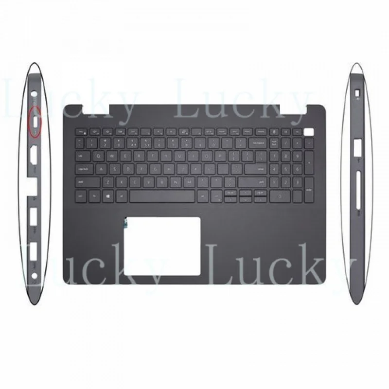 F FOR DELL Vostro 15 3505 3500 3501 US Backlit Keyboard Upper Case Palmrest Cover