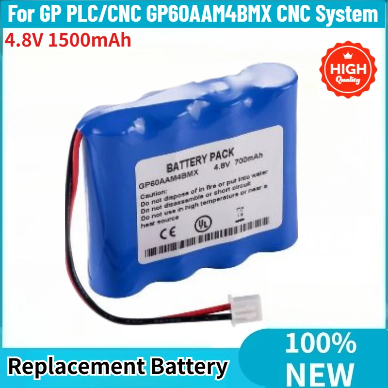 4.8V 1500mAh Battery For GP PLC/CNC GP60AAM4BMX CNC System Brand New High Quality Replacement Battery