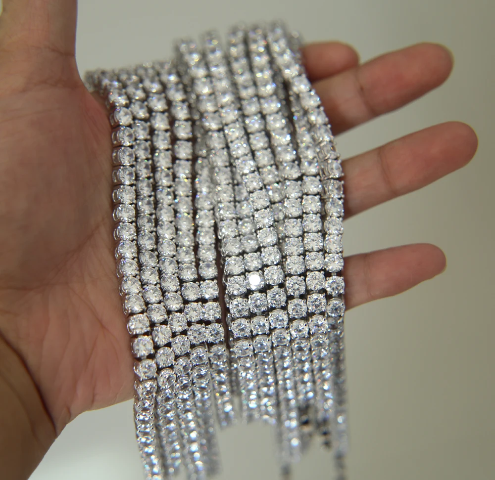 アクセサリー Glitter iced out chain 3mm 50cm S7a8bfddea05342be87ed77977e744