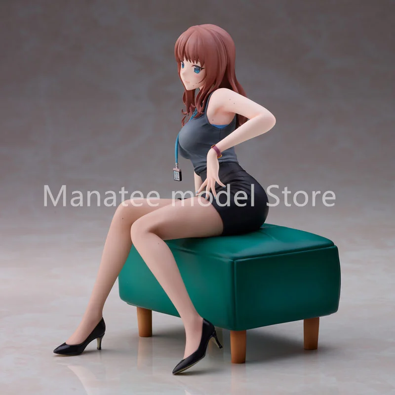 Union Creative Original Doushima Illustration "Hokuro no Ooi Senpai OL-san" PVC Action Figure Anime Model Toys Collection Gift