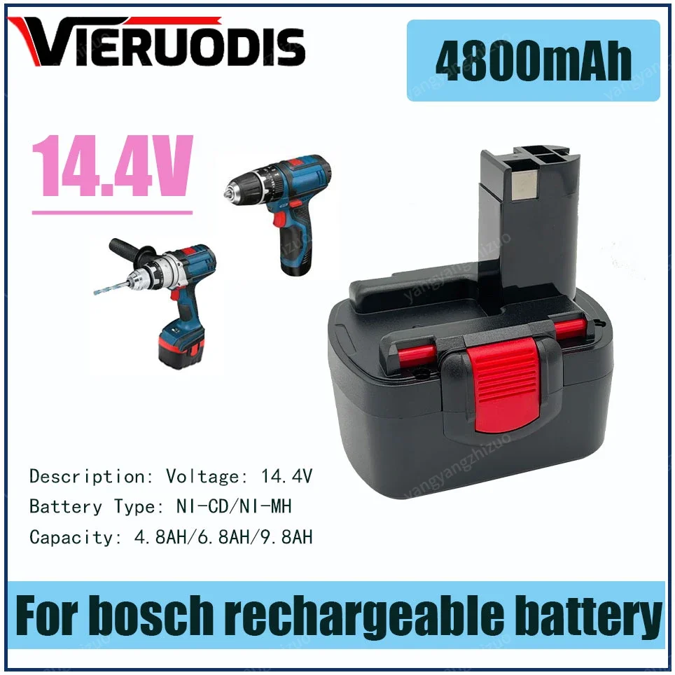 

For Bosch 14.4V 4.8AH/6.8AH/9.8AH Battery For Bosch D70745 2607335273 BAT038 BAT040 BAT140 BAT041 Power Tool Battery