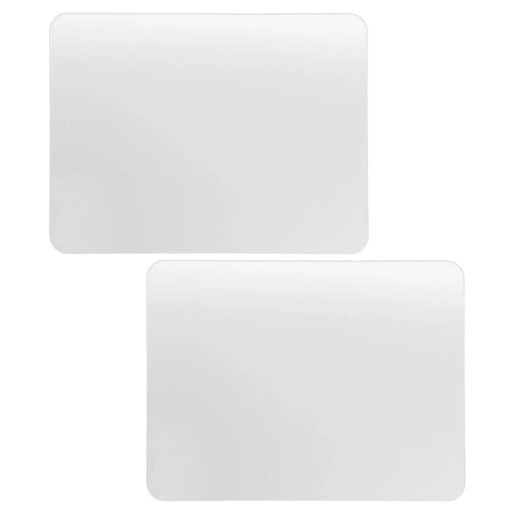 

2 PCS Glass Mouse Pad Gaming Small Pads Desk Cool Business Mousepad Cute Accessories