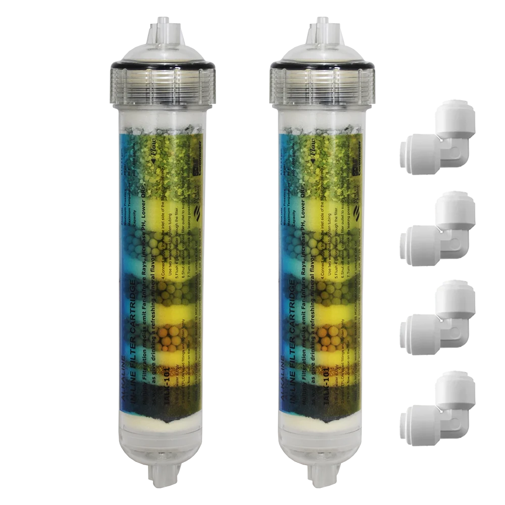 

Coronwater 2Pack Alkaline Water Filter Cartridges IALK-101 For Water Purification