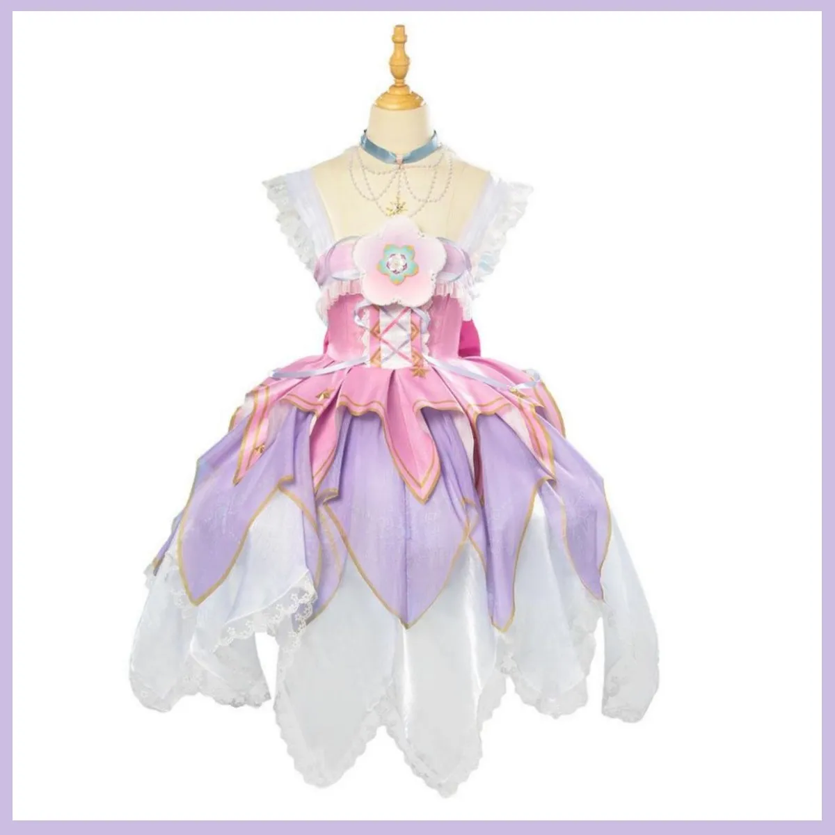 Anime Game Infinity Nikki Cosplay Costume Birthday Party Sweet Pink Princess Dress Lolita Skirt Woman Sexy Kawaii Carnival Suit view 6