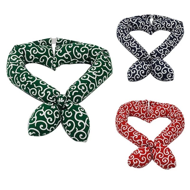 Pet Dog Bandanas Akita Shiba Scarf Soft Collar Washable Bow Accessories Japanese Farmhouse Style Cotton Dogs Scarf Bibs