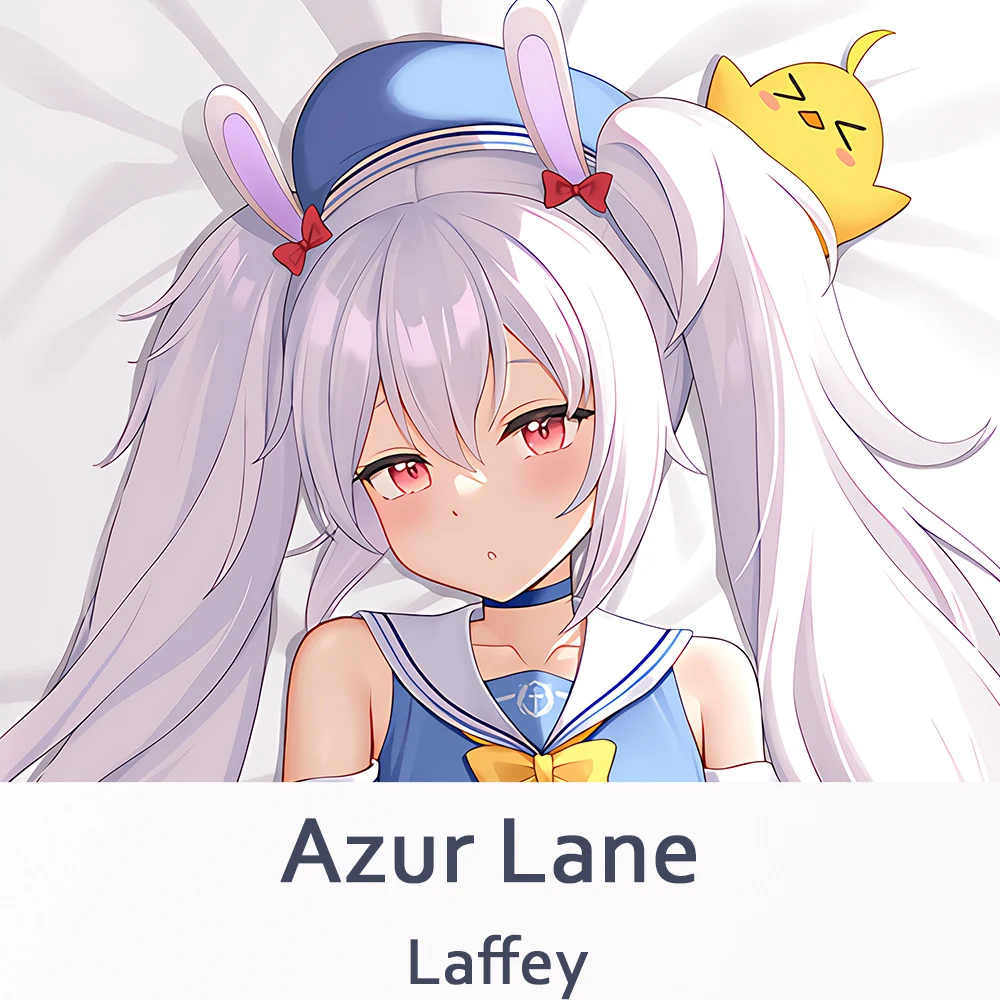 Dakimakura Azur Lane Laffey Full Body Pillow Anime Otaku Pillowcase Game Throw Cushion Cover Bed Decor Gift