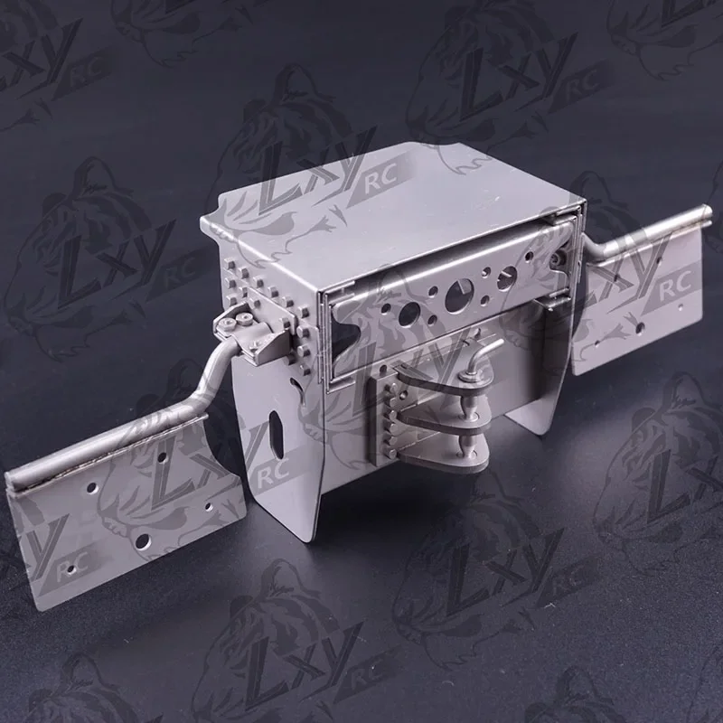 LXYRC Metal Simulation Tail Beam Upgrade Accessories for 1/14 Tamiya RC Truck for SCANIA R730 R620 R470 Car