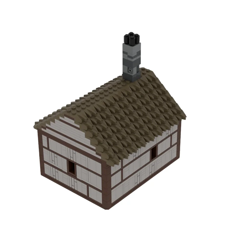 682 elementy MOC Zamek Średniowieczny Dom Model Klocki Konstrukcyjne Architektura Zabawki DIY Składanie Kreatywne Pomysły Prezenty Świąteczne Edukacja