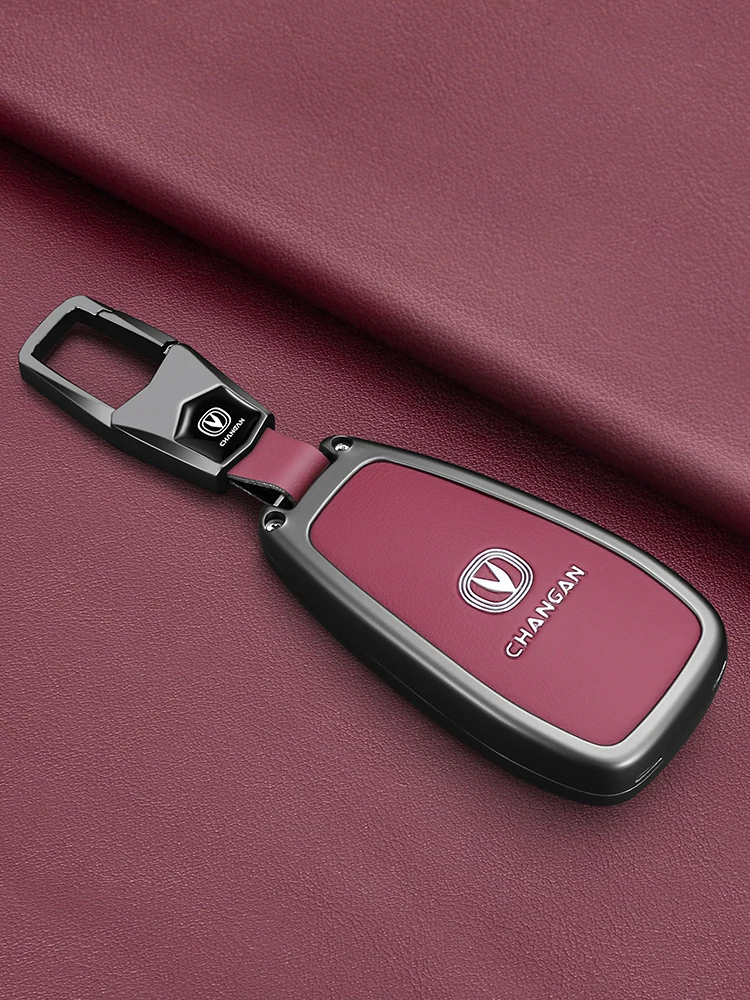 Autoschlüsselhülle für Changan CS75 55 35 X7 X5 Plus Schlüsselanhänger-Schutz Zinklegierung Vollabdeckung UNI-V S Z Eado Alsvin Auto-Zubehör – Detail 5