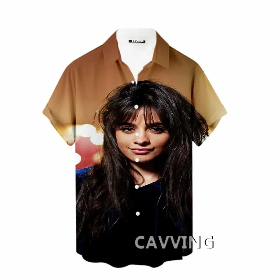 CAVVING 3D Printed  Camila Cabello Fashion Casual Shirts Men's /Women's  Short Sleeves Loose Breathable Shirts  SS1