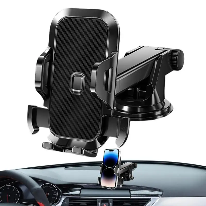 Dash Phone Holder Mounted 360 Degree Rotation Auto Window Suction Cup Mobile Phone Stander Universal Navigation Rack For Car