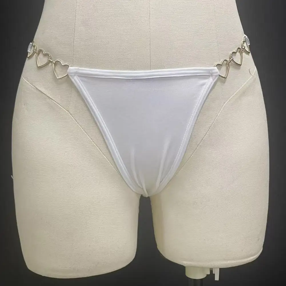 T-back Underwear Women G-string Thong Women’s Low Rise G-string Thong Breathable Stretch T-back Panties with Shiny for Ladies