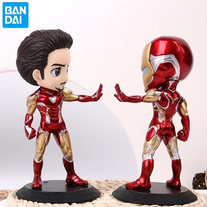 BANDAI original Banpresto Qposket Marvel Avengers Iron man Captain