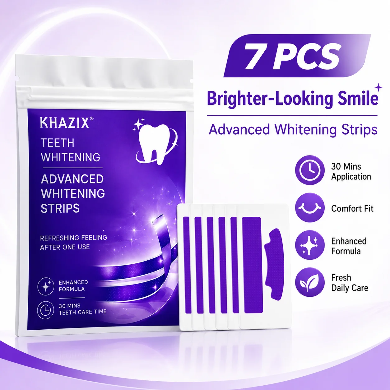 1/7 Pairs Teeth Whitening Stri - Teeth Whitening Strips Crest recension och pris
