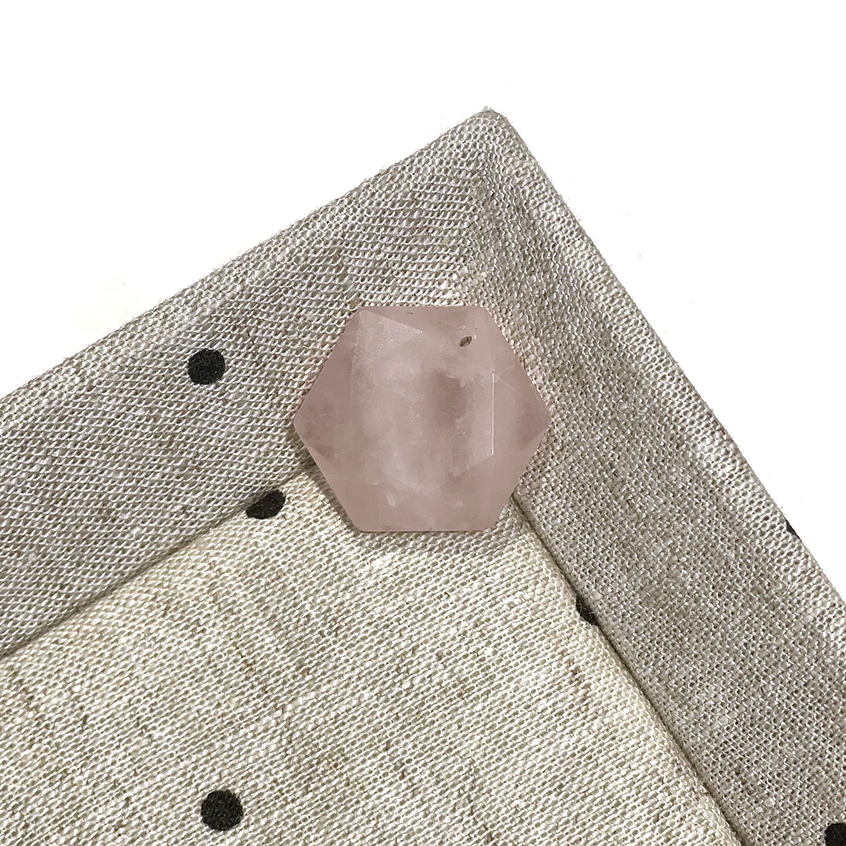 Retro Goldener Anhänger Naturstein Sechseck-Anhänger 20x23mm für Schmuckherstellung DIY Halskette Ohrringe Zubehör – Detail 6