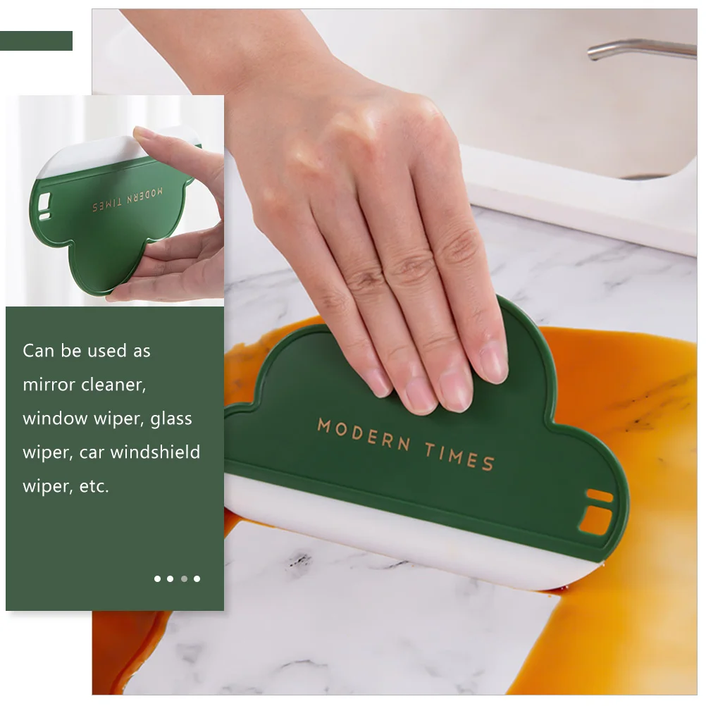 

3 Pcs Wiper Silicone Water Squeege Removal Shower Door Squeegee Scraper Glass Pp Cleaning