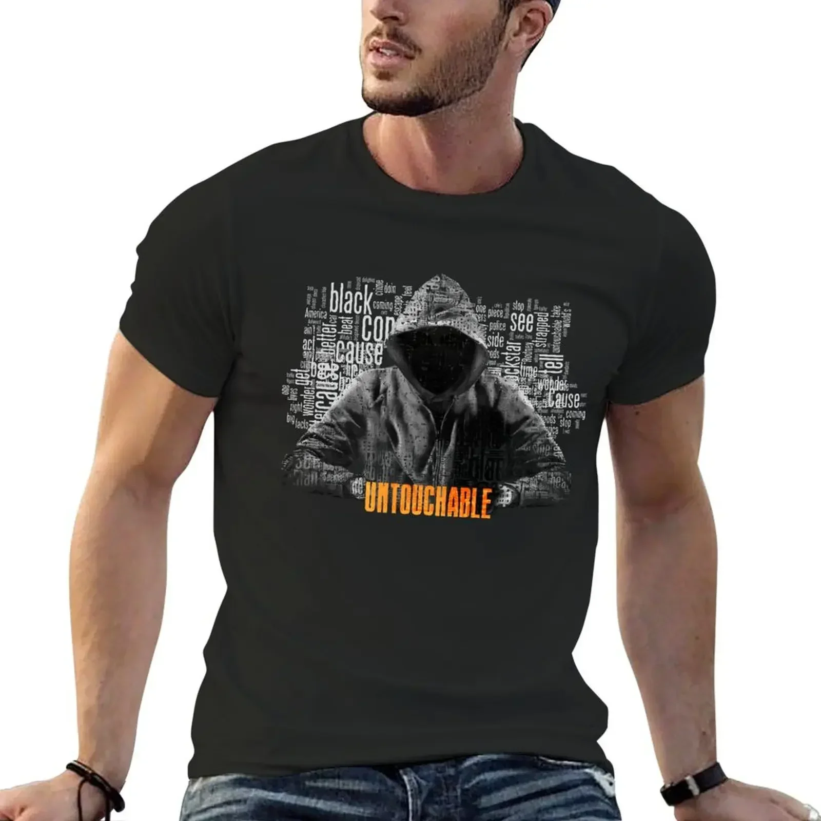 Untouchable, T-Shirt sweat vintage t shirts oversized t shirt oversized graphic tee t shirts for men pack