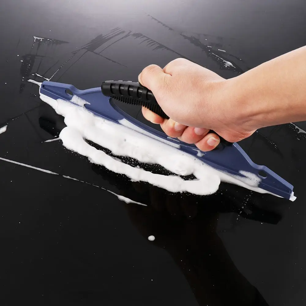 Car Windshield Cleaner Brush Car Blade Brush Car Window Wash Cleaning Cleaner Wiper Silicone Squeegee Drying Blade Cleaning Tool