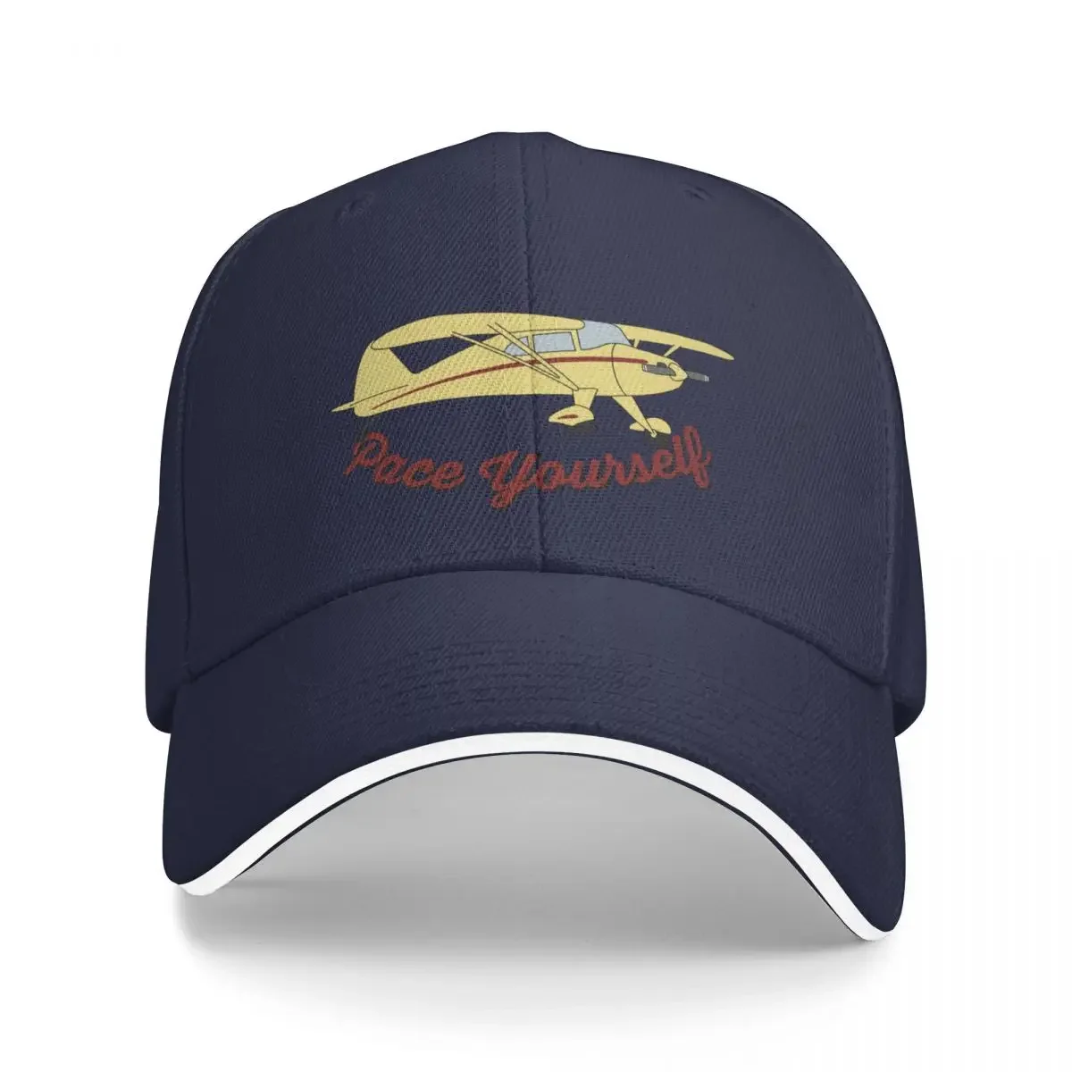 Pacer Airplane Illustration Cap Baseball Cap baseball hat hats Hat girl Men's