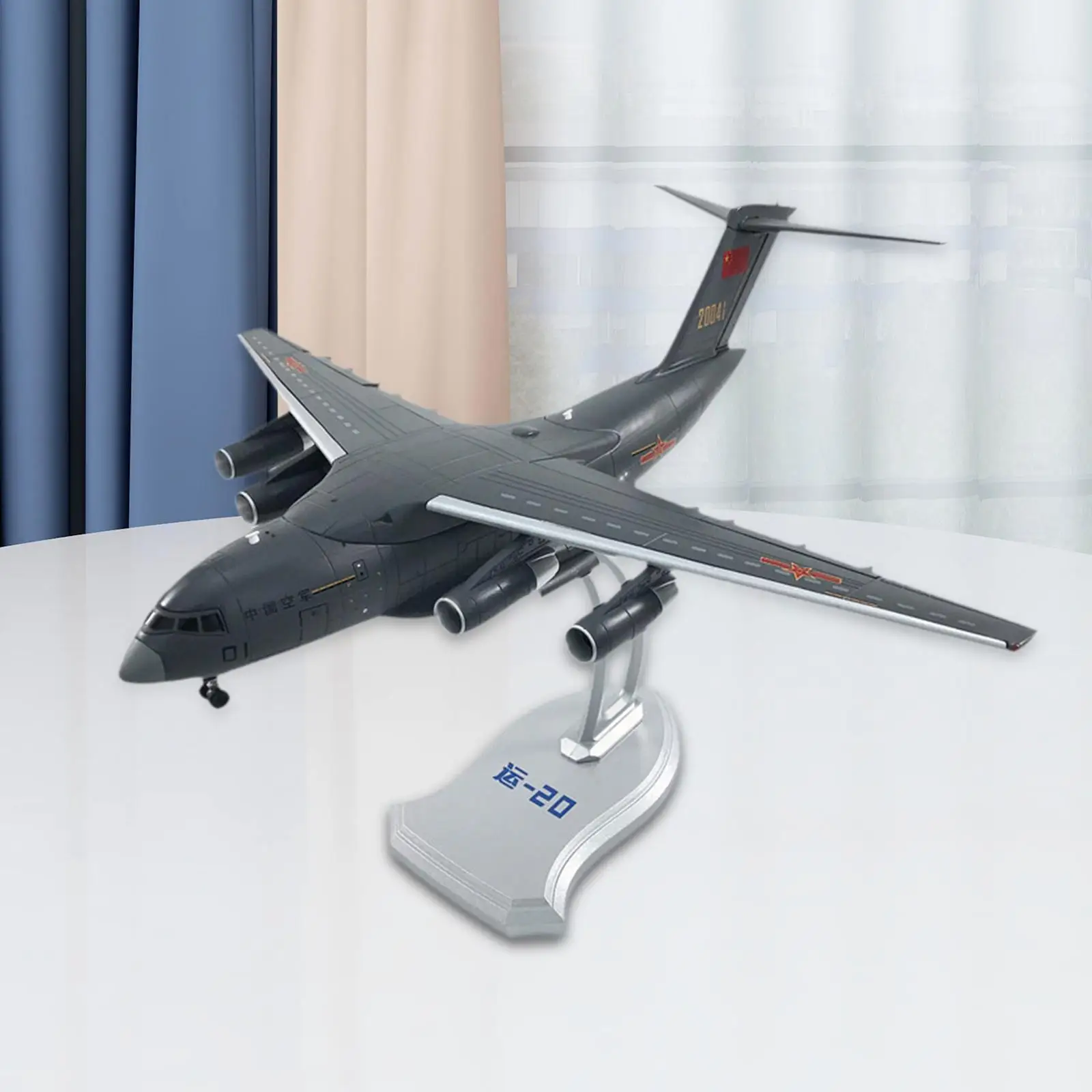 

1/144 Xian Y-20 Transport Aircraft Airplane for TV Cabinet Living Room Shelf