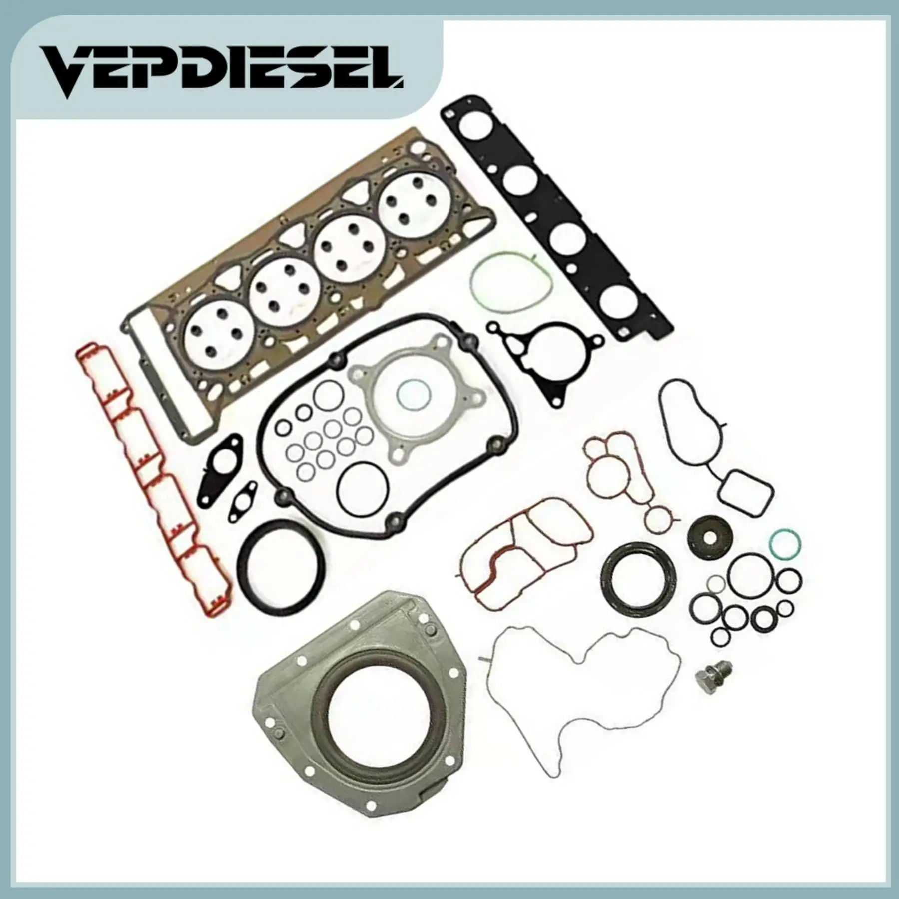 

1set EA888 Engine Rebuild Full Gasket&Seal Set For AUDI A3 Q5 Q6 TT For VW Golf Tiguan Jetta For SKODA SEAT 1.8 2.0T 06K103171G