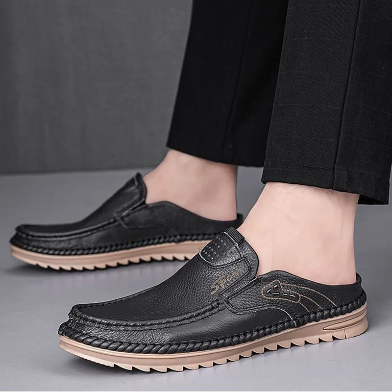 Altxic Espadrilles plates confortables en toile à enfiler pour homme