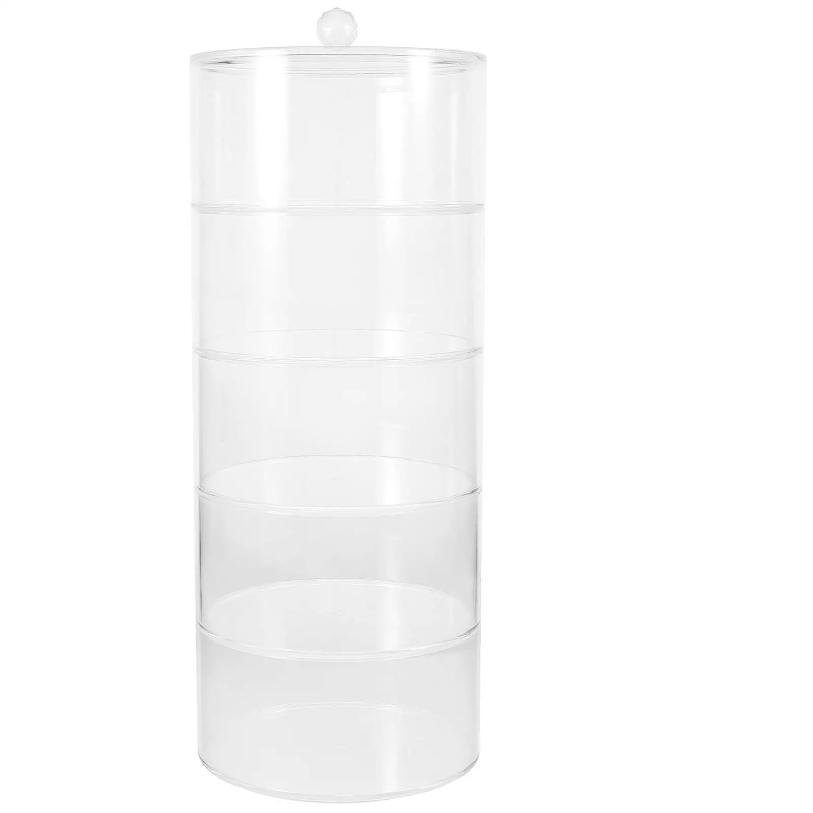 

Multi Layer Storage Box Acrylic Coffee Capsules Organizer Belt Earring Stand Jewelry Holder Clear Desk Tray Sundries Box Home