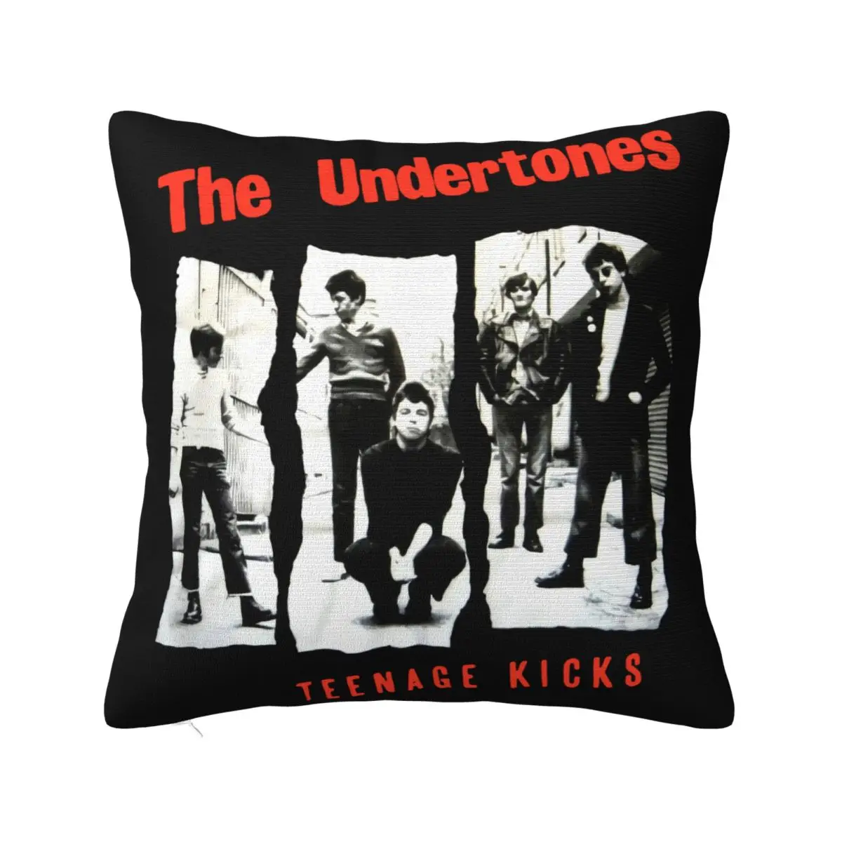 Vintage The Undertones Teenage Kicks Secretly Pistols Adults Straight Homme Pride Vacation Pillow Case