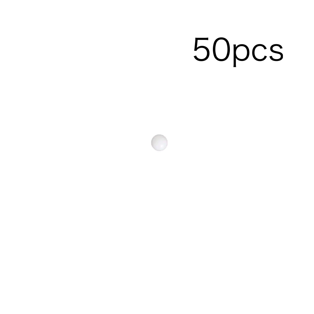 8mm 50 adet katı Delrin (POM) plastik topları vana bileşenleri, rulmanlar, gaz/su uygulaması