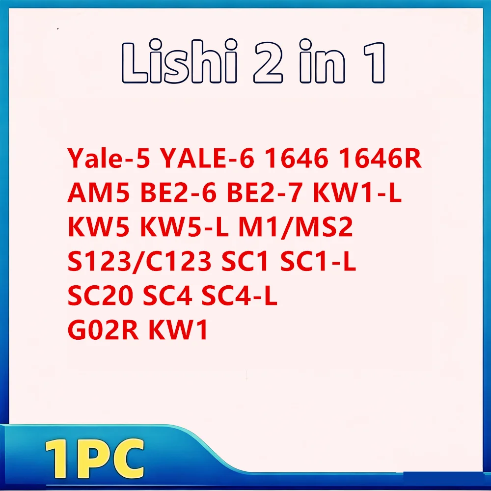 2026 Lishi 2-in-1-Werkzeug für Yale-5 YALE-6 1646 1646R AM5 BE2-6 BE2-7 KW1-L KW5 KW5-L M1/MS2 S123/C123 SC1 SC1-L SC20 SC4 SC4-L G02R – Detail 1