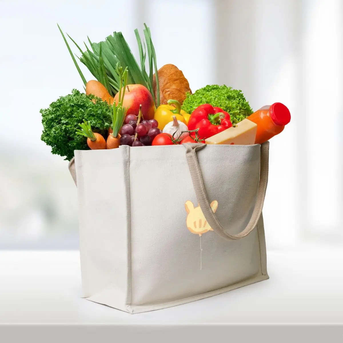 Glove World Balloon Tote Bag canvas tote bags bag for beach eco pack