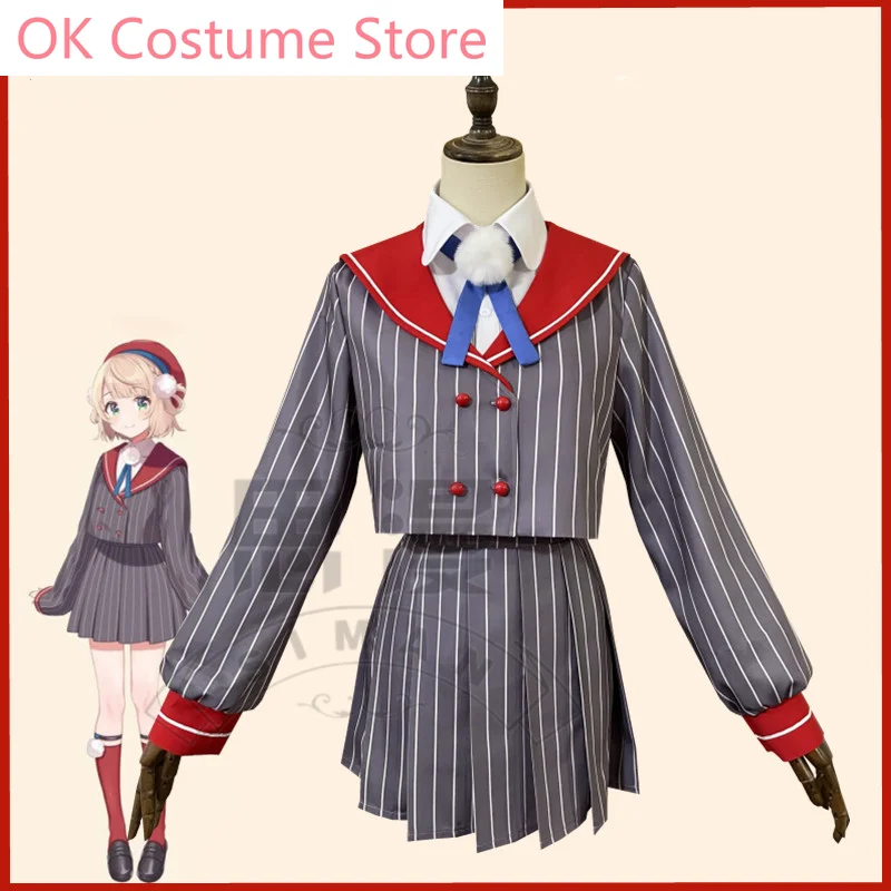 

Anime Vtuber Shigure Ui Game Suit Lovely Uniform Cosplay Costume Halloween Party Role Play Outfit Women Daily Clothing