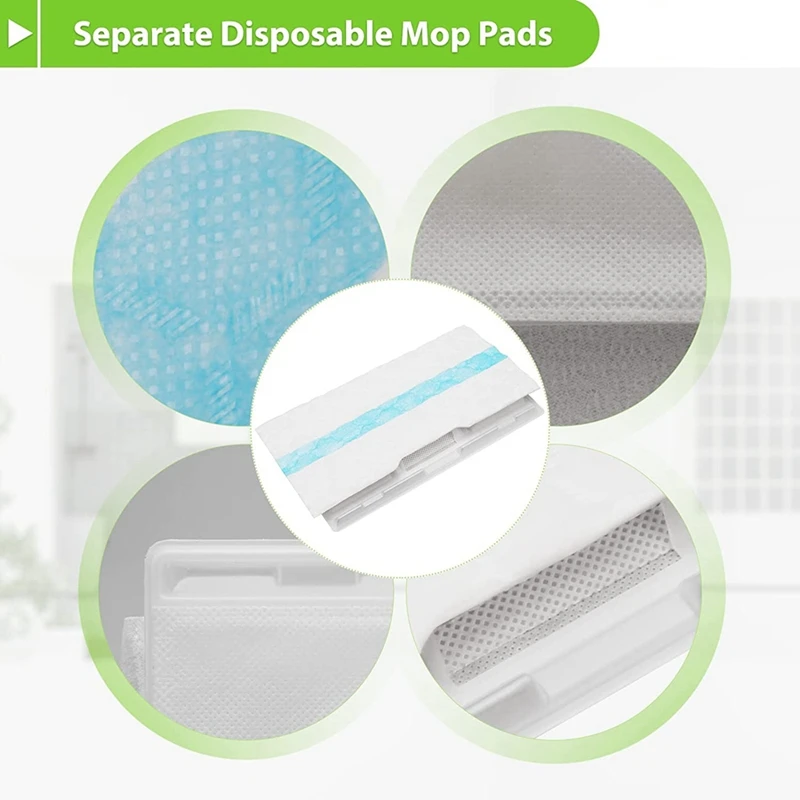 For Shark VACMOP Disposable Hard Floor Vacuum And Mop Pad Refills For Shark Vacmop Pro VM252 VM250 VM200, Part VMP30