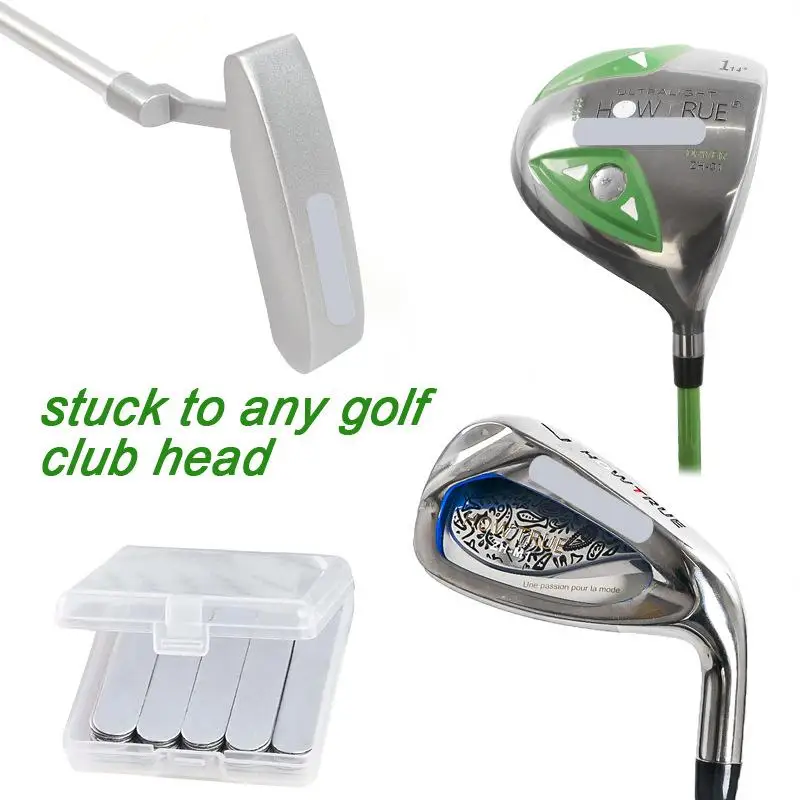 10/20/30pcs Golf Weighted Lead Tape Adhesive Lead Tape Strips Add Weight For Golf Club Tennis Racket Pickball Racket - view 2
