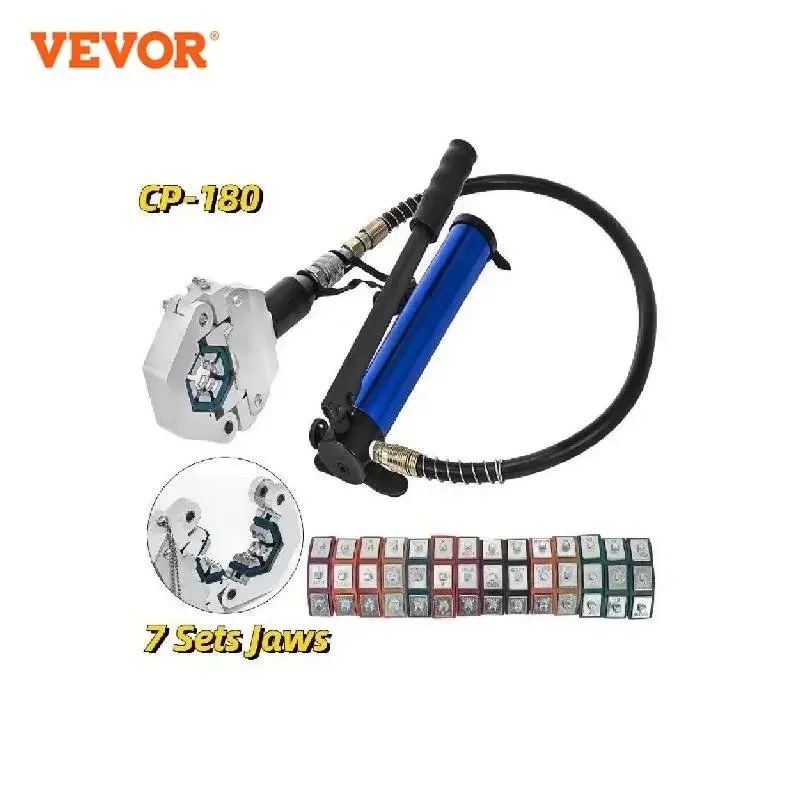 

VEVOR Hydraulic Hose Crimper 71500 Separable Hydra-Krimp with Aluminum Pump Handheld Air Condtioning Repair Crimping Tool Set