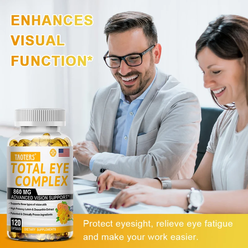 Lutein Eye Care Capsules-helps vision health, myopia, improves eye edema, supports fatigue, and helps sleep health