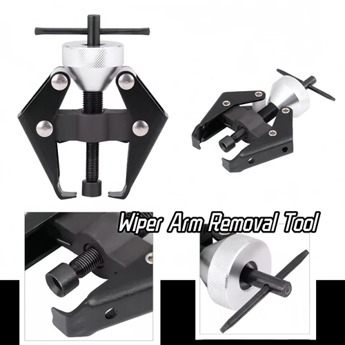 Imagen 1 del producto Herramienta de extracción de brazo de limpiaparabrisas ajustable profesional de alta resistencia, extractor de 6-28mm para diagnóstico de reparación de automóviles