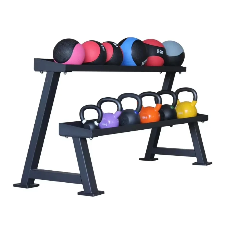 

Popular Horizontal Kettlebell Rack Commercial-Grade Fitness Accessory, Perfect for Fitness Centers to Organize Training