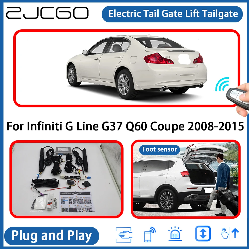 for Infiniti G Line G37 Q60 Coupe 2008-2015 Automatic Powered Tailgate Power Liftgate Electric Tail Gate Lift Assisting System