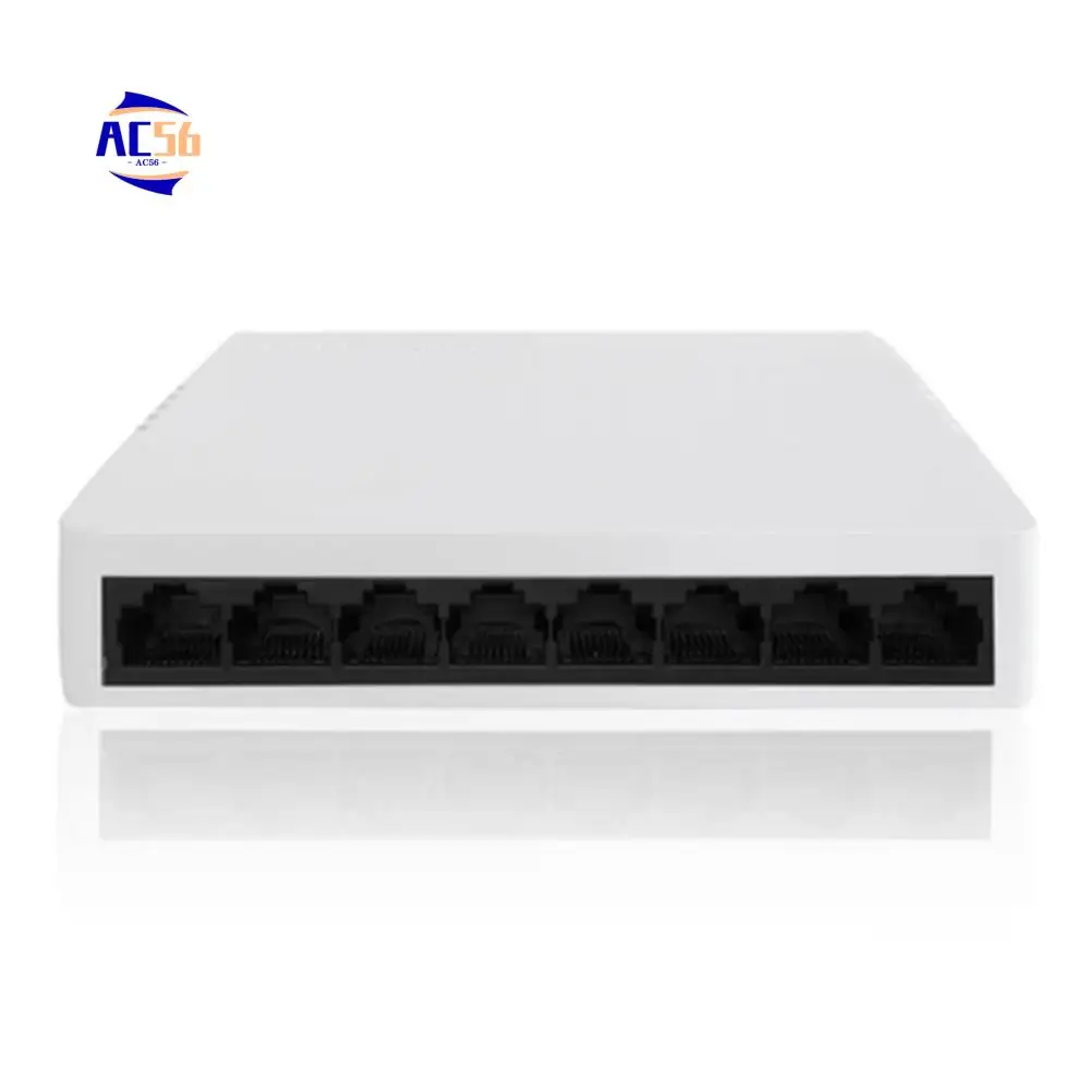 

AC56-неуправляемый сетевой коммутатор Ethernet, быстрый RJ45, LAN-концентратор, Ethernet, умный настольный коммутатор, вилка европейского стандарта