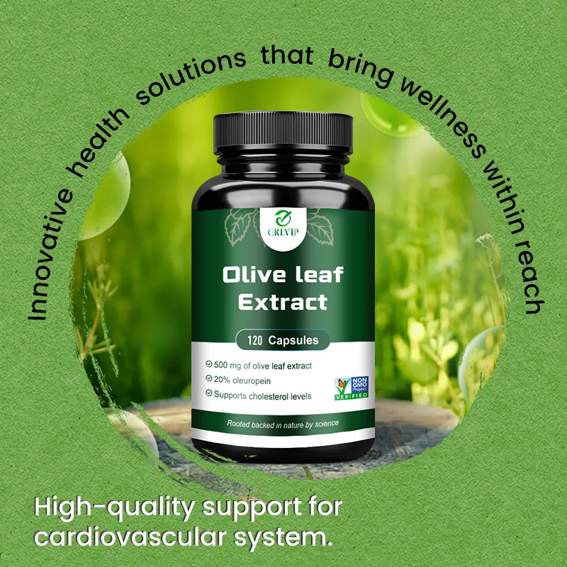 Olive Leaf Extract - 20% Oleuropein Antioxidant Heart Health Blood Pressure Support