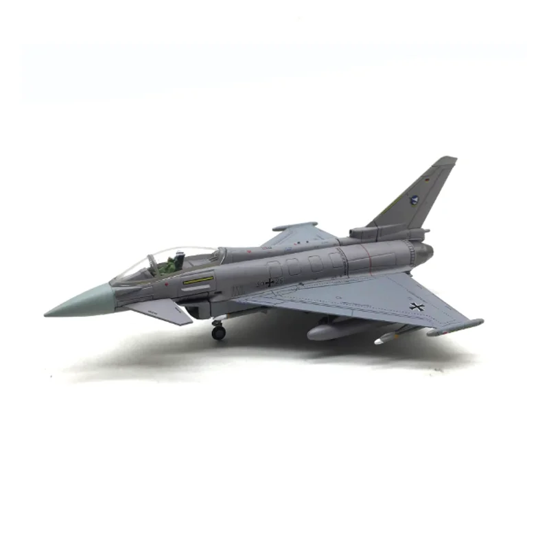 

1/100nsmodel European Typhoon Ef2000 German Air Force Simulation Alloy Fighter Aircraft Model Finished Realistic Ornament Gifts