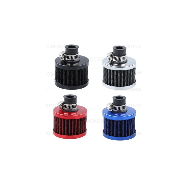 1PCS Universal Interface Car Air Filters Small 12mm For Motorcycle Turbo High Flow Racing Cold Air Intake Filter Mushroom Head