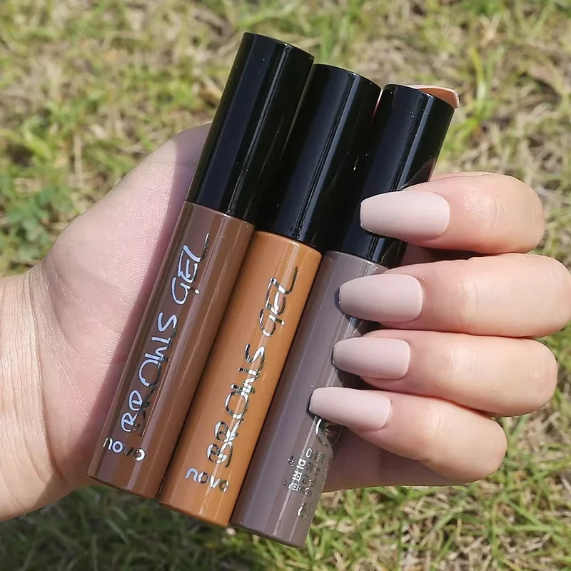 1pc タトゥーピールオフ眉毛ジェルティント半永久眉ティント防水転写防止フラー & 定義された眉毛