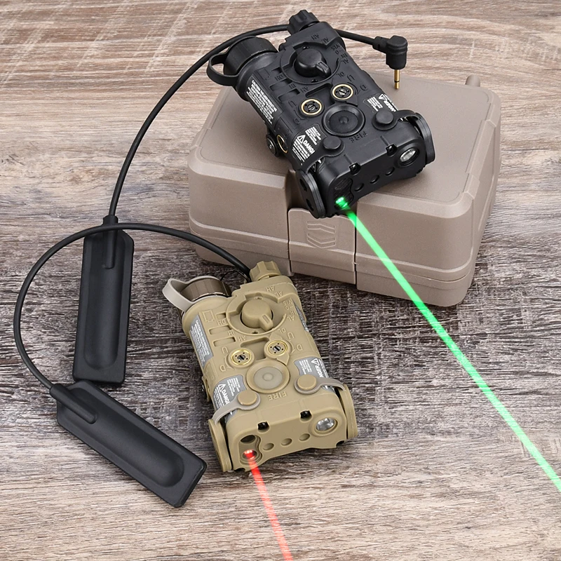 

NGAL L3 Red Green Blue IR Laser Sight Tactical Airsoft Hunting Laser Box White LED Strobe VIS Laser Strobe Fit 20mm Rail