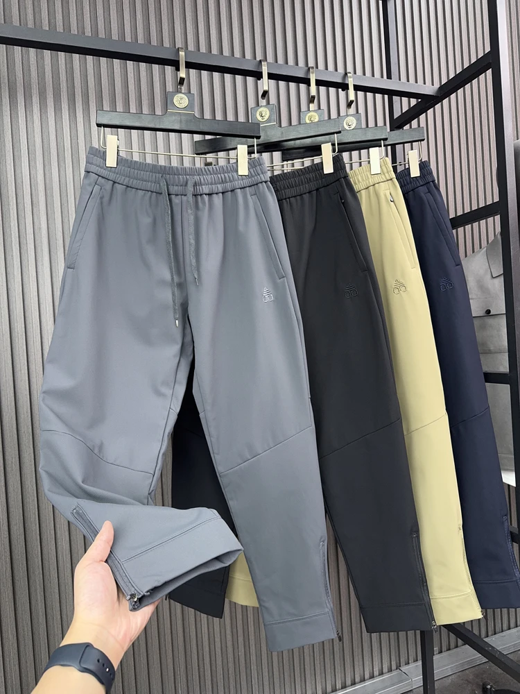 

Мужские широкие брюки Svip на подкладке прямого кроя, осень-зима, удобные теплые повседневные брюки Faionable Urba...