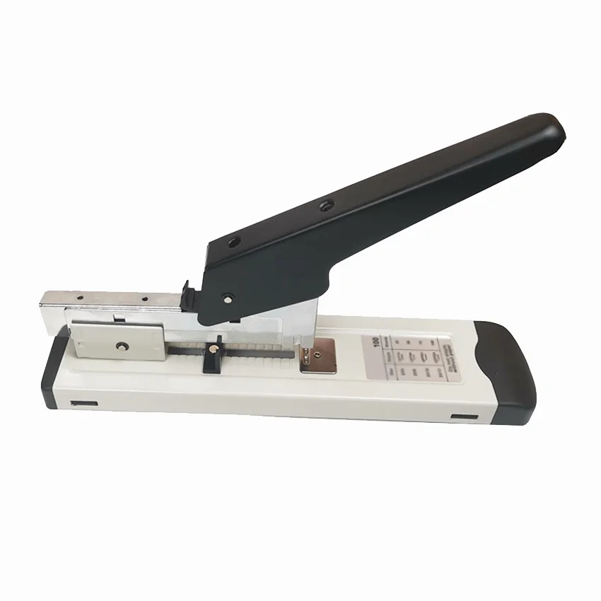 High Quality Office Large Stapler Accounting Voucher Stapler Binding 100-120 Paper Capacity Manual Office Tools