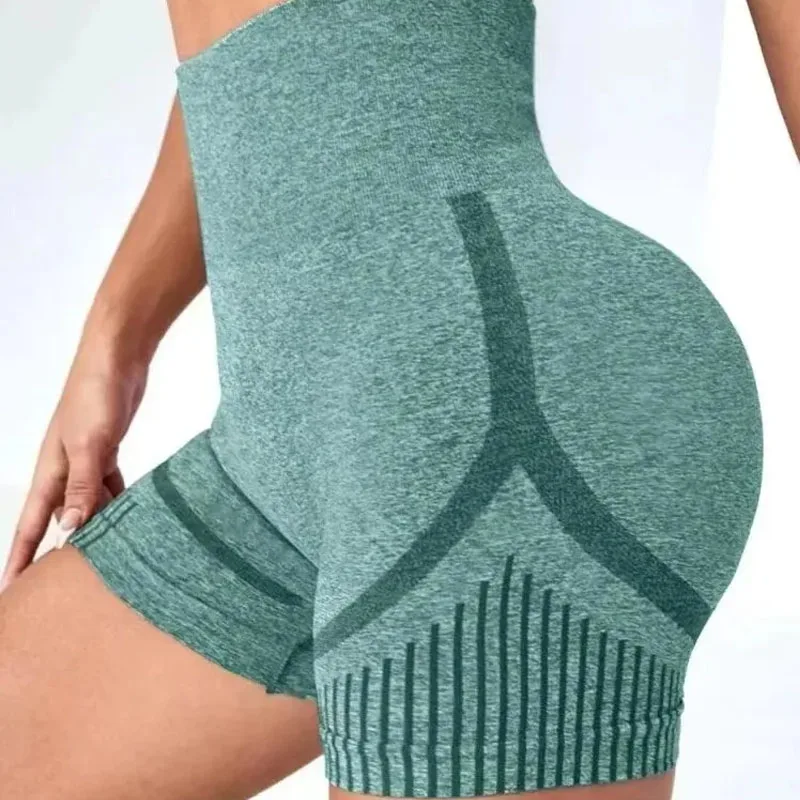 Women Yoga Shorts High Waist Gym Workout Shorts Fitness Yoga Lift Butt Fitness Ladies Yoga Gym Running Short Pants Sportswear image 6
