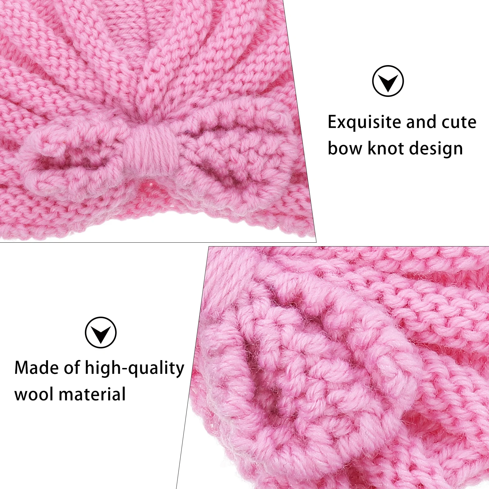 

2 шт., детская зимняя теплая вязаная шапка крючком, вязаный тюрбан, шапки-бини для малышей, реквизит для фотосессии, праздничный подарок, шапка для малышей, теплые шапки